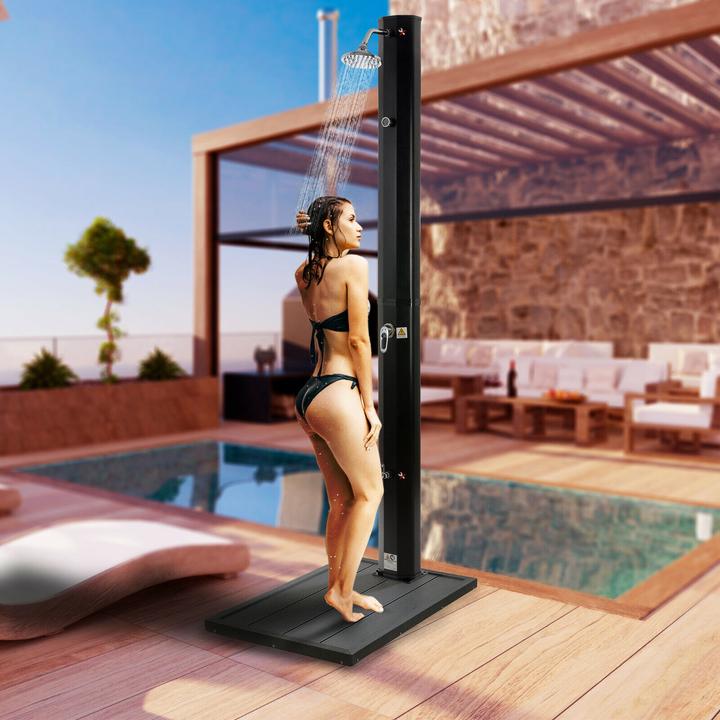 Image du produit Arebos Douche solaire avec plaque de sol