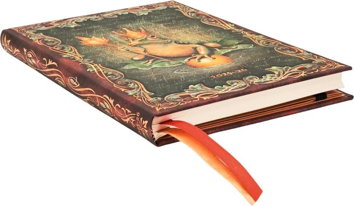 Immagine prodotto Paperblanks PAPERBLAN Agenda Grenouille Midi 25/26 DF0871-3 1W/2S 13M FR HOR HC 13x18cm (MIDI, 1 settimana / 2 pagine)