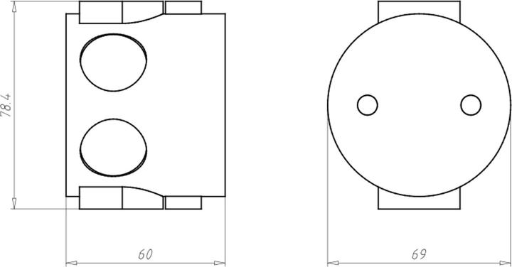 Actual product image Kaiser Flush-mounted device junction box