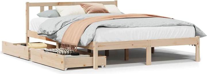 Image du produit vidaXL Bettrahmen (135 x 190 cm)