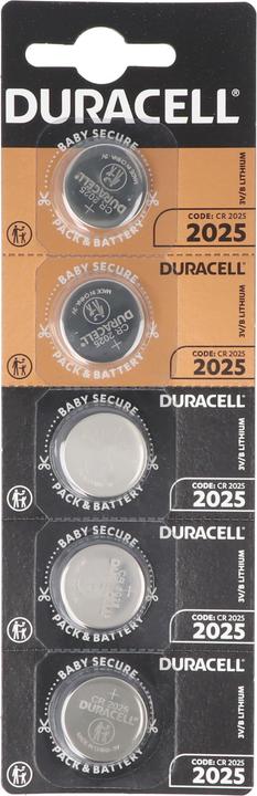 Produktbild Duracell Batterie DL2025, CR2025, 5er Blister (5 Stk., CR2025, 126 mAh)
