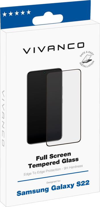 Actual product image Vivanco Display protection glass Galaxy S22 (1 Piece, Samsung Galaxy S22, Samsung Galaxy S23)