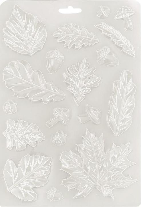 Image du produit Stamperia Soft Modellierform A5 "Whispering Woods - Leaves"