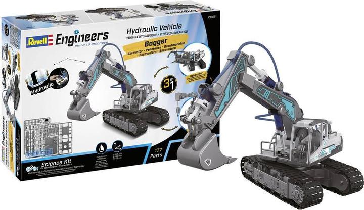 Actual product image Revell Hydraulic Excavator 3in1