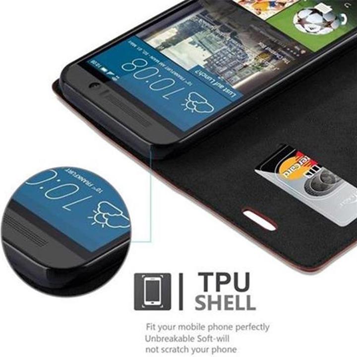 Produktbild Cadorabo Book Invisible Magnet Cover (HTC One M9)