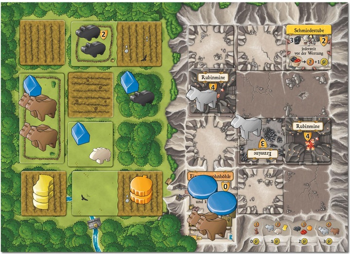 Produktbild Lookout 22160070 - Caverna - Die Höhlenbauern (DE-Ausgabe) (Deutsch)