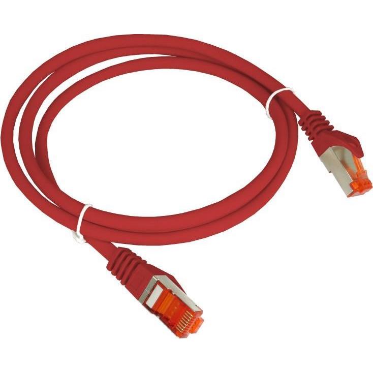 Alantec KKS6CZE05 Patchkabel FUTP Kat6 PVC 05m rot (F/UTP, CAT6, 0.50 m), Netzwerkkabel