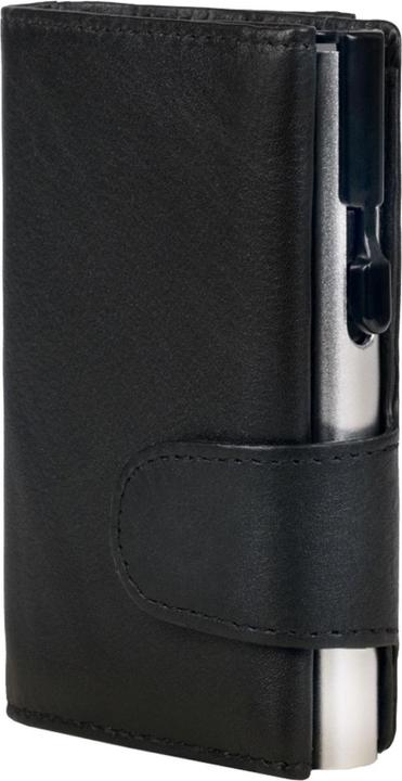 Actual product image Kensington CLICKSAFE wallet with card holder, hunter leather, black