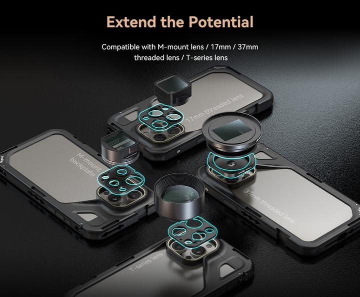 Image du produit SmallRig Rotatable Wireless Control & Quick Release Side Handle 4402B (Cage, Poignée)