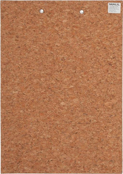 Produktbild Maul Klemmbrett cork, aus Kork, A4 hoch Klemme aus Metall, Klemmweite: 8 mm, flache Bügelklemme
