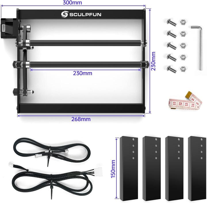 Immagine prodotto Sculpfun Laser-Rotationswalze S30