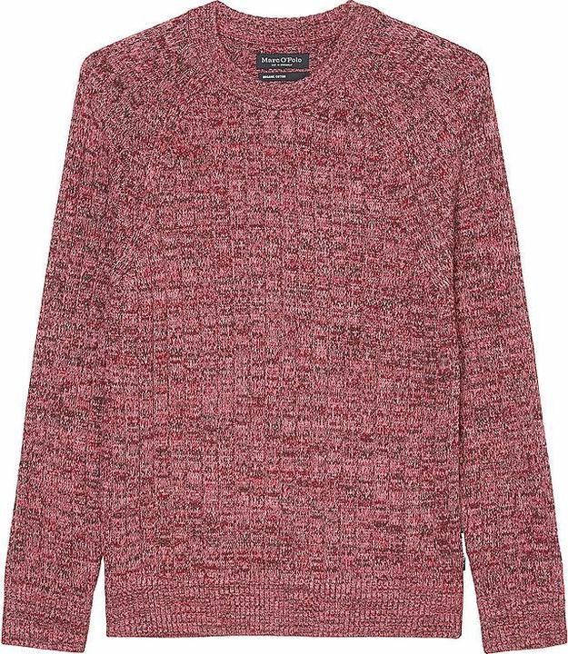 Actual product image Marc O'Polo Long Sleeve Pullover Crew Neck Raspberry (XXL)