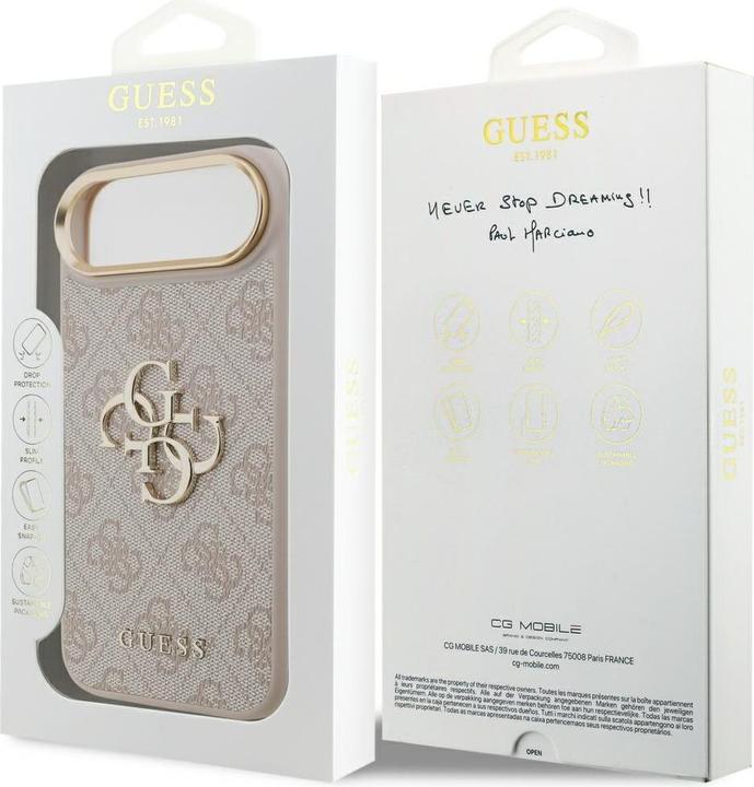 Actual product image Guess - Hardcase 4G - iPhone 17 Air - Pink (Apple iPhone 17 Pro)