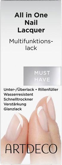 Produktbild Artdeco Nagelpflege All In One Nail Lacquer 61744 (Transparent, Base Coat)