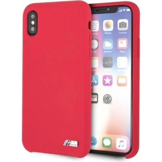 Thumbnail - BMW Etui hardcase BMHCPXMSILRE iPhone X /Xs czerwony/red Silicone M Collection (Apple iPhone XS, Apple iPhone X), Smartp...