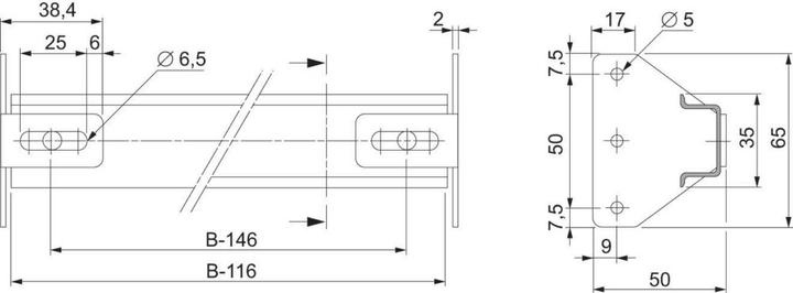 Actual product image Schneider Electric DIN rail NSYMFSC80