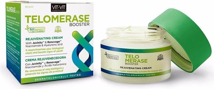 Actual product image Diet Esthetic Rejuvenating anti-wrinkle skin cream Telomerase Booster 50 ml (50 ml, Day cream)