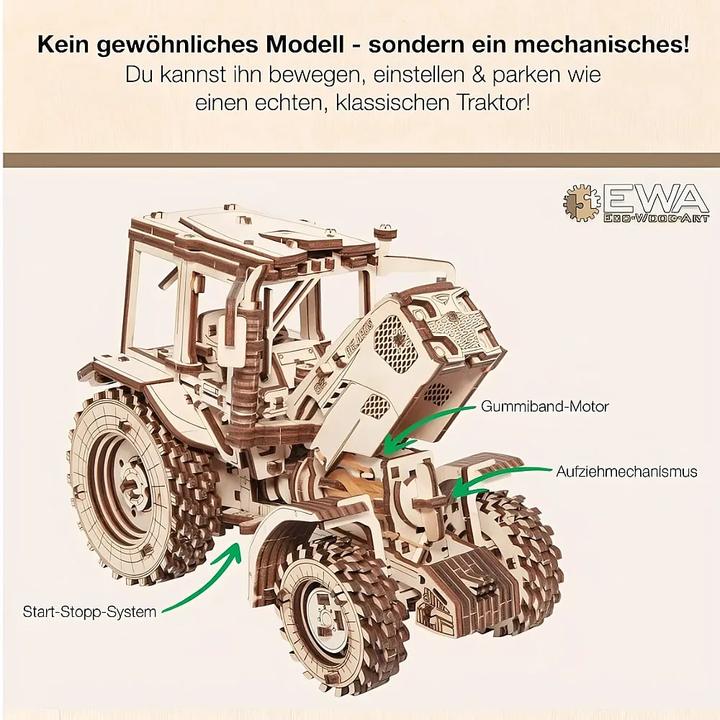 Produktbild Eco Wood Art Traktor Belarus-82