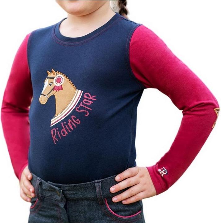 Immagine prodotto Hy Equestrian Riding Star Collection Maglietta Manica Lunga Ragazze (128)