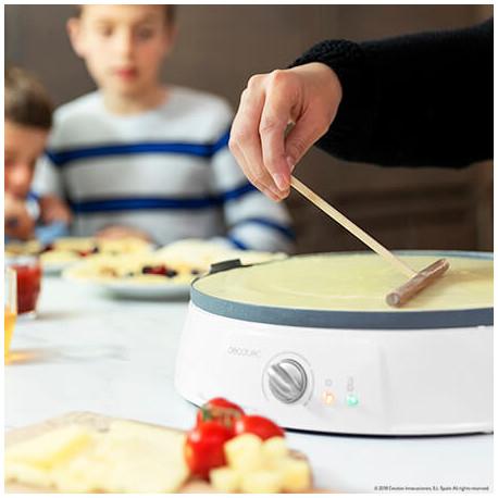 Produktbild Cecotec Crêpière compatible Fun Crepestone Twin (Blanc)