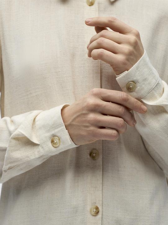 Produktbild Object Leinenmix Hemd (44)