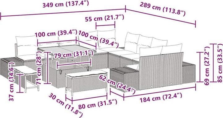 Produktbild vidaXL Everlee