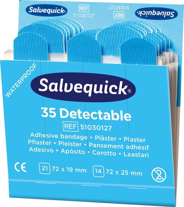 Image du produit Salvequick Rubans adhésifs détectables (6 x)