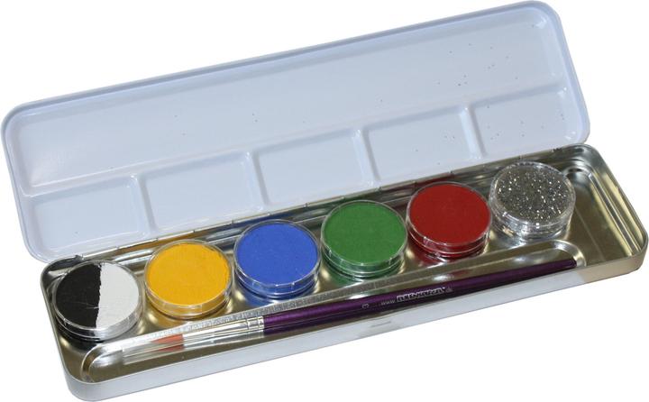 Produktbild Eulenspiegel 6er Kombi Metall-Palette - Malkasten
