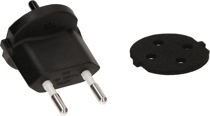 Fix adapter contour plug 2-pole (Type 11, CEE 7/17)