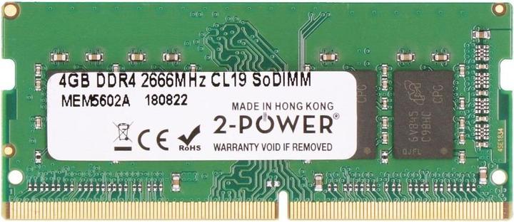 Nährwerte und Zutaten HP SoDIMM 4GB DDR4-2666 Kdg E die (2666 MHz, DDR4-RAM, SO-DIMM)