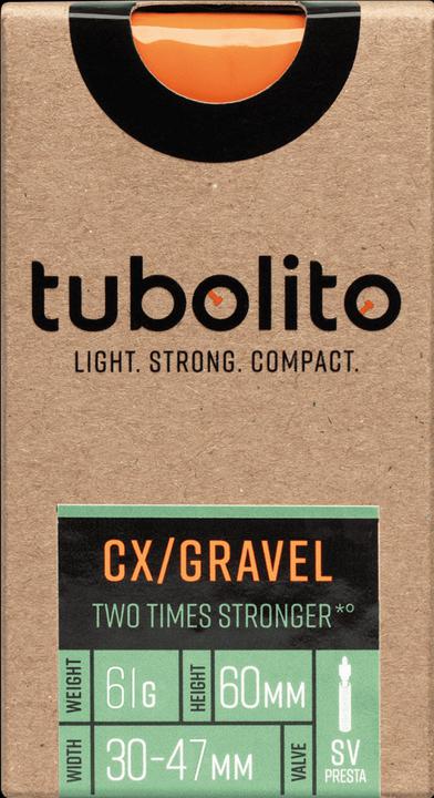 Tubolito Tubo-CX/Gravel-All-SV60 (Presta (SV), 28", 60 mm)