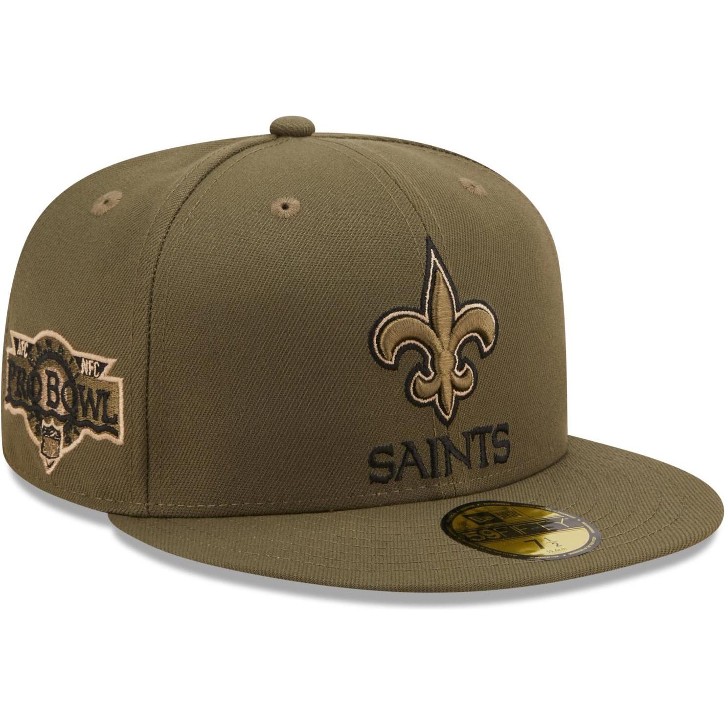 New Era, Herren, Cap, 59Fifty Cap New Orleans Saints 1991 ProBowl - 7, Grün, (7)