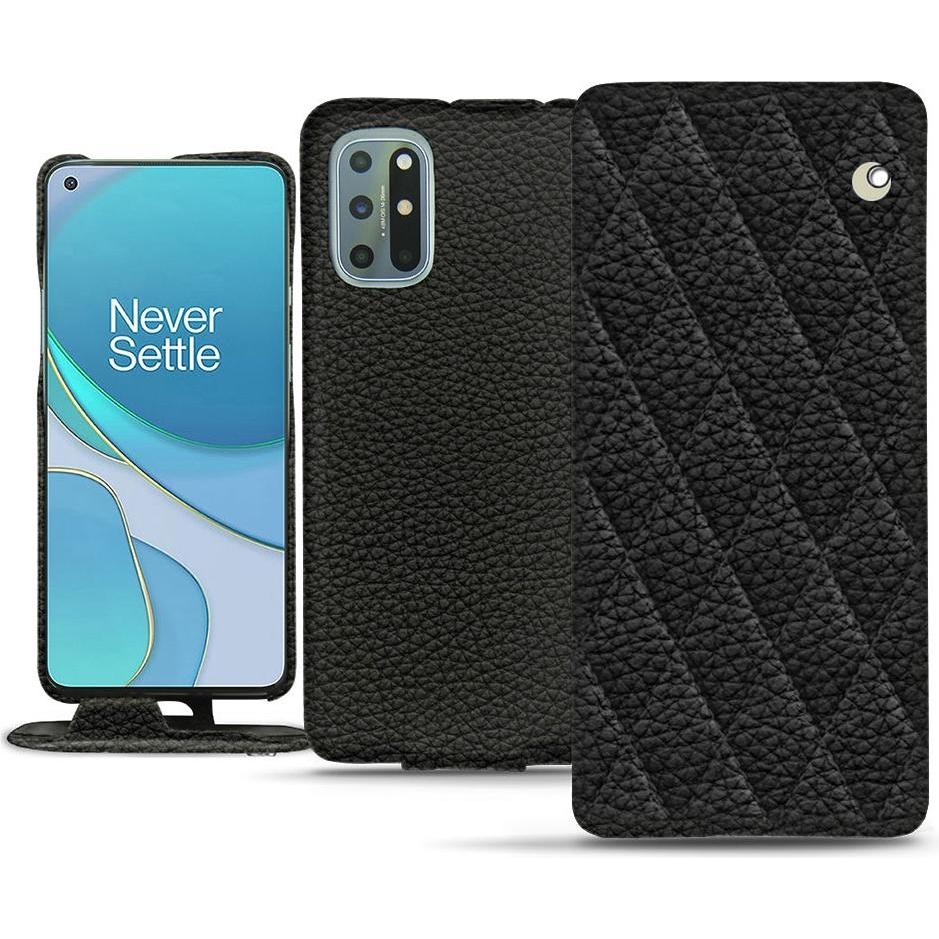Thumbnail - Noreve Lederschutzhülle vertikal (OnePlus 8T), Smartphone Hülle, Schwarz