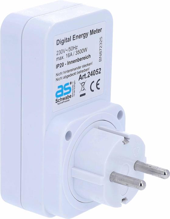 Image du produit As - Schwabe Compteur d'énergie écran 4 chiffres