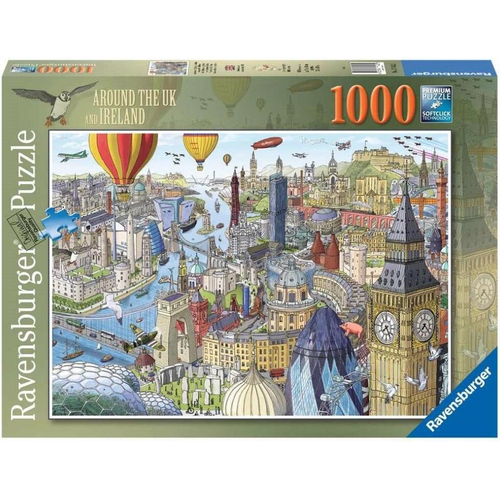 Ravensburger Puzzle Around Great Britain and Ireland 1000 Teile (1000 Teile)