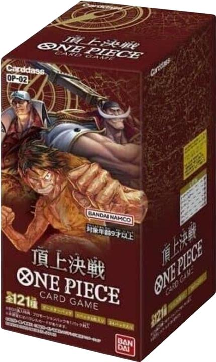Actual product image One Piece Paramount War Booster Box - OP-02 (Japanese, Booster display)