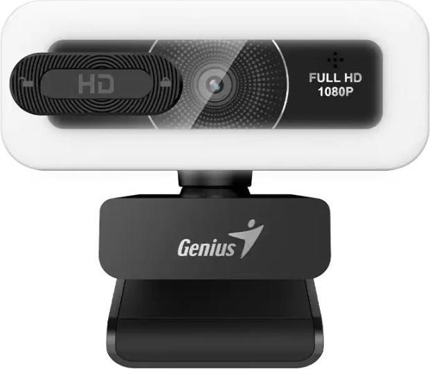 Genius FaceCam Light Webkamera, schwarz LED-Licht