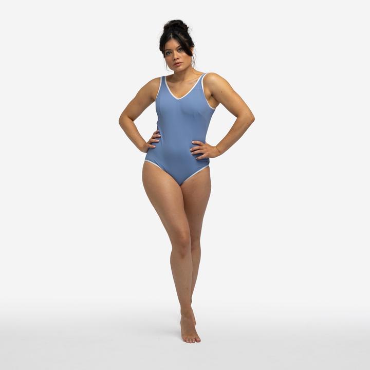 Produktbild Nabaiji Badeanzug Damen Virginia blau (48)