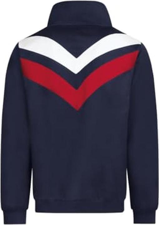 Produktbild Trigema Sweatjacke mit Logo, sportivem Design, Stehkragen und Kängurutaschen (M)