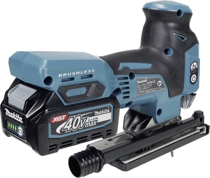 Produktbild Makita Akku-Pendelhubstichsäge JV001GD101 | 40 Volt, 1x 2,5 Ah Akku, Schnellladegerät