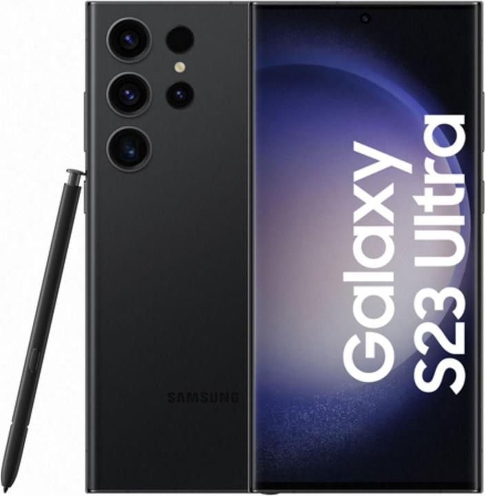 Produktbild Re!commerce Galaxy S23 Ultra 5G (dual sim) (256 GB, Schwarz, 6.80", 200 Mpx, Dual SIM, A / Wie neu)