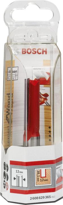Produktbild Bosch Professional Zubehör Nutfräser Expert for Wood, Carbide, 12 mm, D1 12 mm, L 38,1 mm, G 80 mm