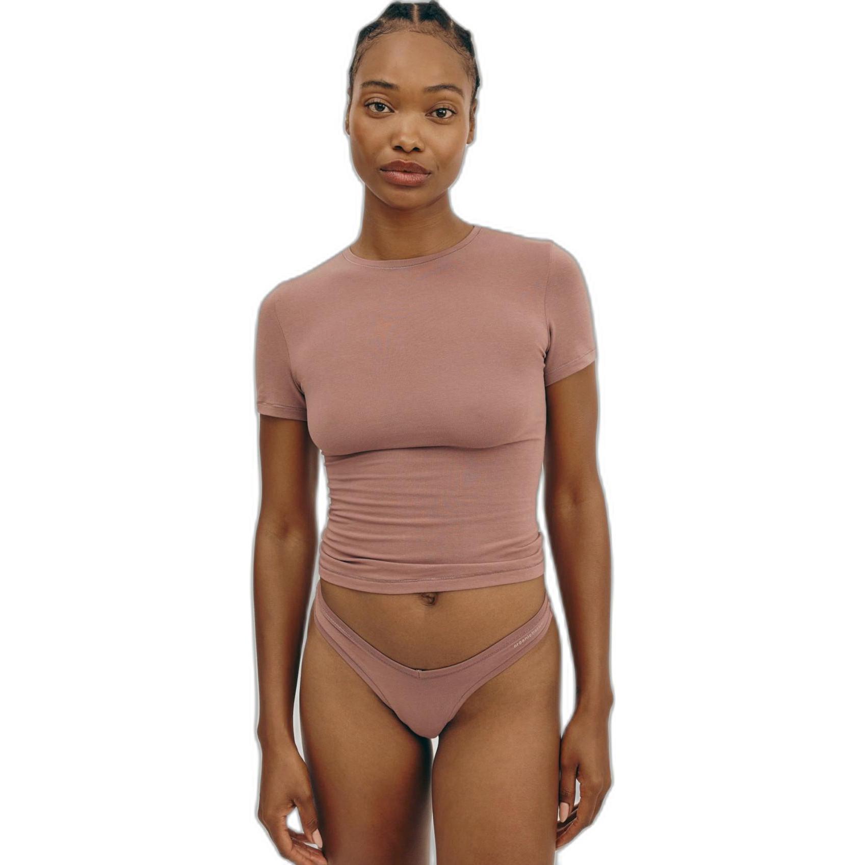 Organic, Damen, Shirt, t-shirt damen fex, Braun, (L)