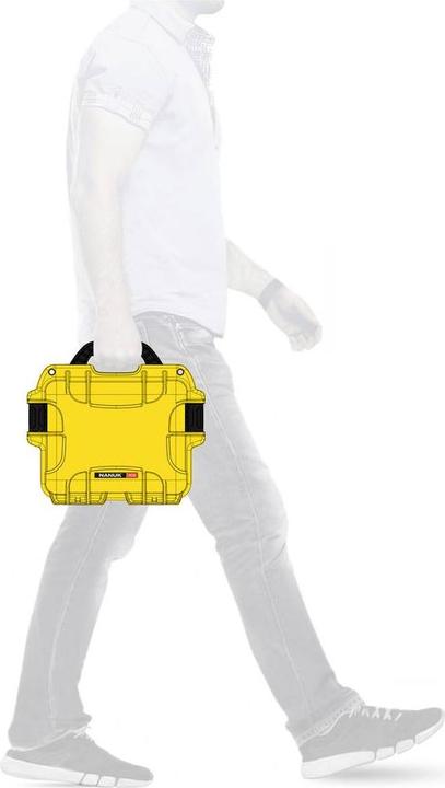 Actual product image Nanuk Plastic Case 908 - empty Yellow (Camera case, 8.80 l)