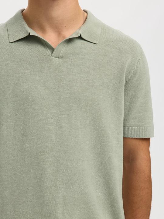 Immagine prodotto Selected Slhmattis Ss Linen Blend Open Polo Noos (M)