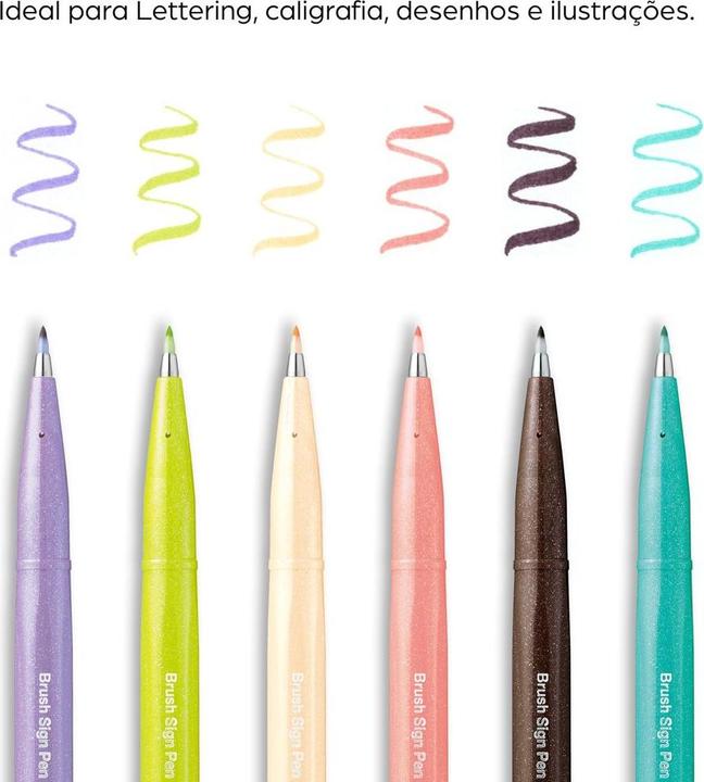 Actual product image Pentel Brush Sign Pen