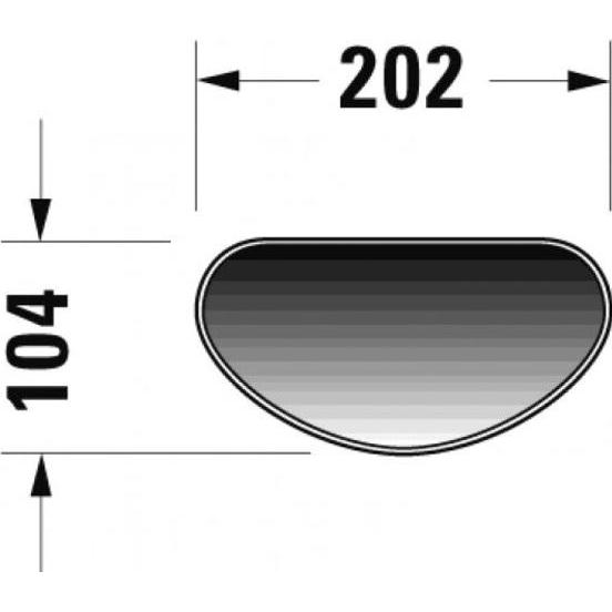 Thumbnail - Duravit, WC Deckel, Urinalsieb STARCK 1 edelstahl