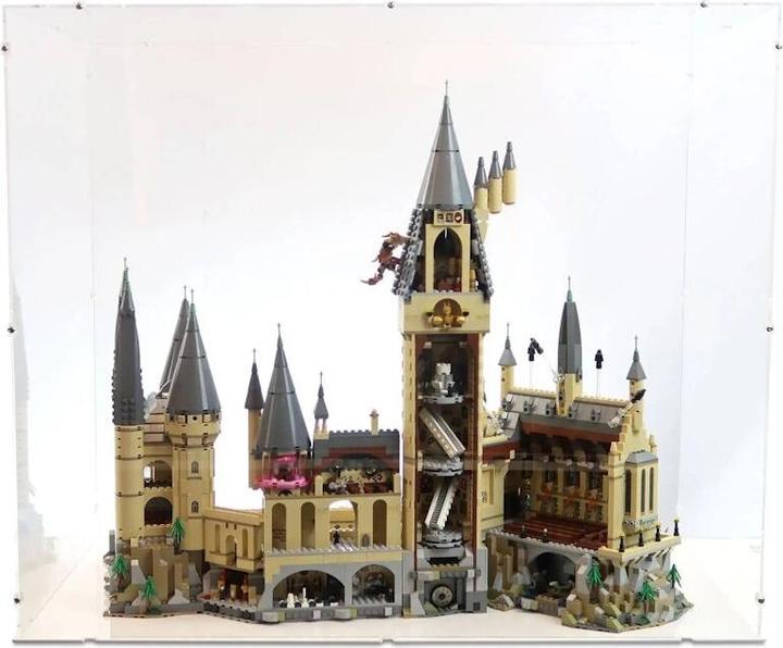 Immagine prodotto iDisplayit Display in acrilico per LEGO® 71043 Harry Potter Castello di Hogwarts (con base bianca)