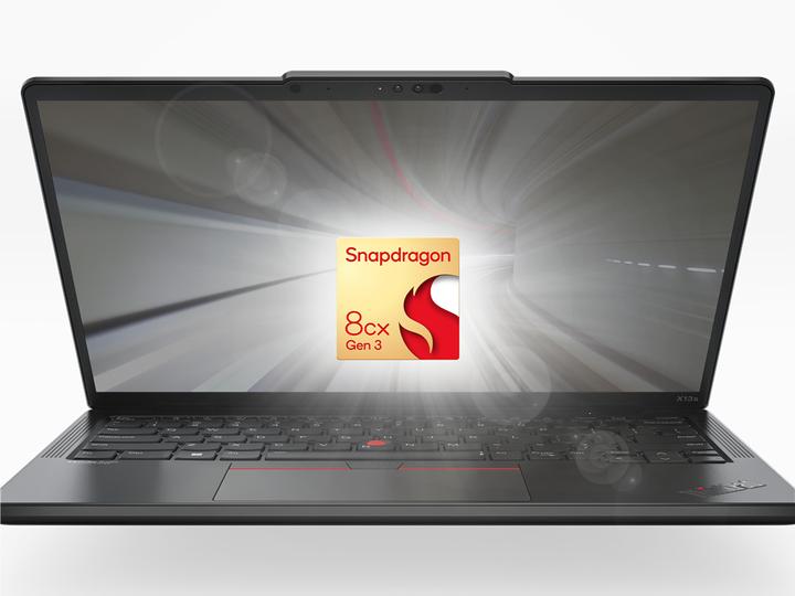 Actual product image Lenovo Qualcomm Snapdragon 8cx Gen 3Win 11 ProIntegrated Qualcomm Adreno 690 GPU16 GB RAM256 GB SSD M.2 224 (13.30", 256 GB, 16 GB, Eng. Int., Snapdragon 8cx Gen 3)