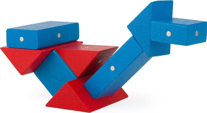 Image du produit Kooglo Blocs magnétiques en bois Couleur Basic